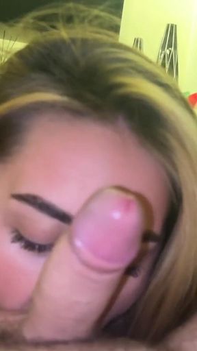 Deep POV Sloppy Blowjob Cum in Mouth