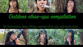 AYANAMI smoking outdoor close-ups compilation