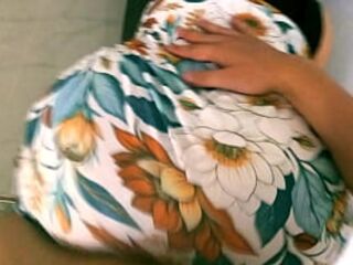 Large butt older woman escapes from her spouse