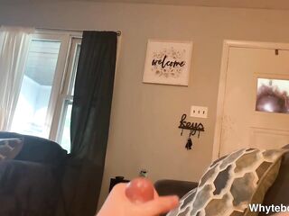Guy cumming twice in his friends house whilst they on vacation [HAWT]