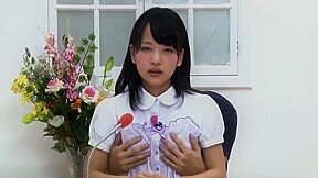 Eng Subs - Teeny Tiny Japanese Newscaster Trying To Do Her Job, But Hard Cocks Keep Stopping Her :(