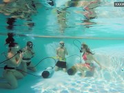 Couple films couple Eva Sasalka and Jason underwater fucking