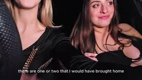 Blindfolded foursome action with Luna Doll