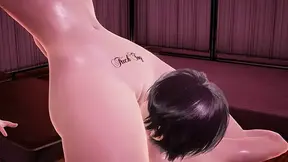 Big Tits Amelia in Red Bikini for 3D Animation - Puffy Pussy Licking and Moans, Intense Ass Licking and Squirt