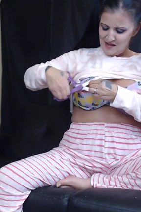 Destruction PJs Bra Satin Panties