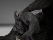 Monster Cock x Little Djablo 3D