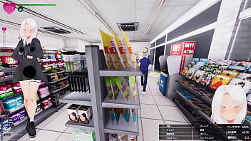 【プレイ動画004】コンビニのカウンターでイッてただけなのにバレた！秘密のエクスポーズ バレないように露出するマナカさん