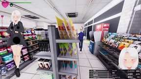 【プレイ動画004】コンビニのカウンターでイッてただけなのにバレた！秘密のエクスポーズ バレないように露出するマナカさん