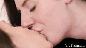 ”Lovers lick cunt & use a strap-on to fuck their booty”