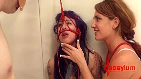 Bound And Throat Fucked