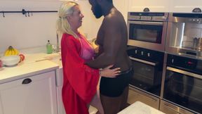 BBC Fucking Wife in the Kithcen
