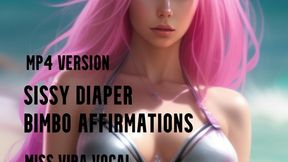 MP4 VERSION Sweet Girly Diaper Bimbo Affirmations