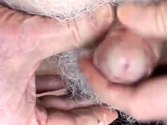 Vieil Homme Se Masturbe