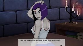 Blonde Raven Dances for Doctor's Pleasure in Furry Justice League Adventure