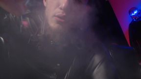 Alpha in Leather - Smoking Domination