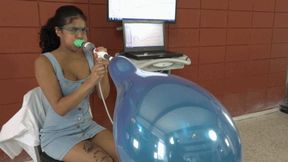 Maya Blows Single and Double-Stuffed TT14 Balloons (MP4 - 720p)