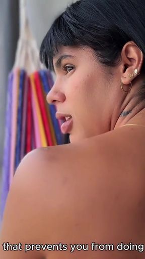 My girlfriend's roommate is a Colombian MILF who fucks me with anal sex - POVLatinGirl   Clip 2