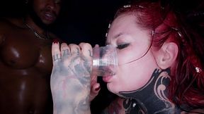 Sabien takes on BBC gangbang with DP and squirting