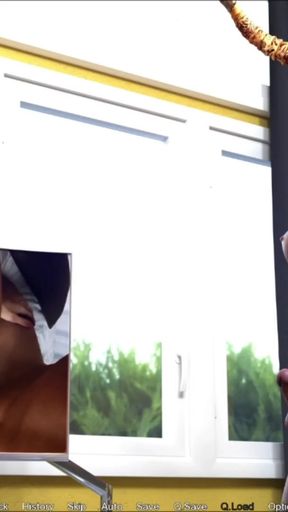 18 Plus Shemale Nyx Masturbates Her Huge Cock Infront Of Her Stepsister Angel   Clip 1