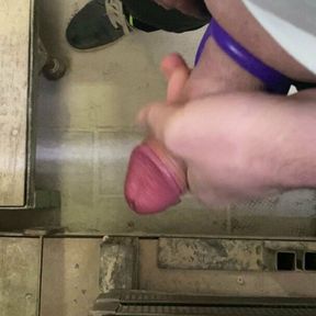 Cum at work