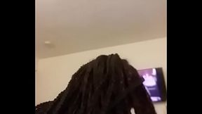 TOO BIG FOR HER MOUTH