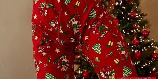 Stepmom Gina Monelli gets creampied under Christmas tree