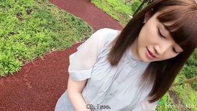 Dirty debut: Nagisa&#039;s lingerie tease with solo fingernail Aguilera
