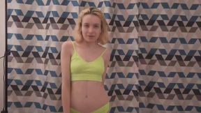 SENSUAL STRIPTEASE AND MASTURBATION