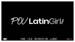 POVLatinGirl - Nymphomaniac green-eyed girl is a multi-orgasmic slut