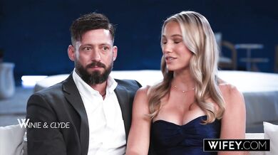 WIFEY Gorgeous Young Blonde Hotwife Naughty Bonnie Gets Double Teamed By Two Huge BBCs