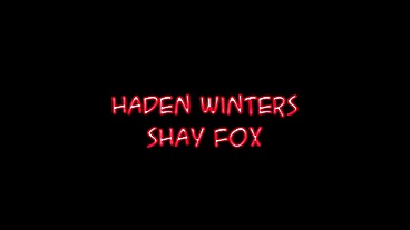 Shay Fox and Hayden Winters Threesome Blowjob Billy Glide Big Cock
