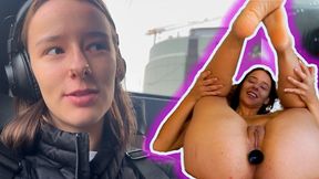 18yo Teen Girl Destroying Ass And Pussy!