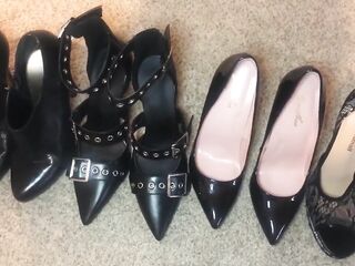 Some of my much loved heels that this babe wears for me....