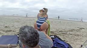 Horny Babe Gets Anal Fucked On Public Beach In Front Of Everyone