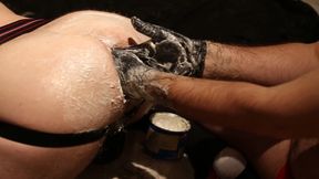 Gay studs having fist fun