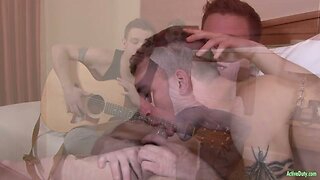 ActiveDuty Soldier's First Straight Cock and BB Fuck