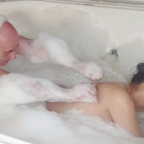 Cum in My Jacuzzi with Garabas and Olpr - 4K Movie