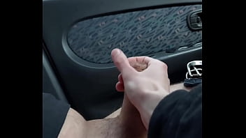 Young dick hunter twink gets to touch a public cruising dude'_s dick in a car