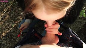 public blowjob to my stepbrother - he cum in my mouth and i swallowed everything :)