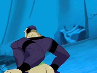 (Homo Bara queer Mongul Riding on Superman's iron rod (homo manga)