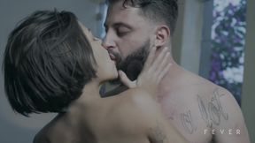 She gets fucked hard after strip tease & perfect preliminary