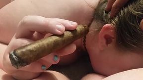 Cigar Smoking Blowjob From Wife