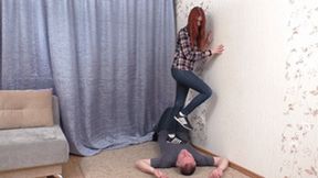 Red-haired beauty has fun with passive partner, vf1295x 1080p