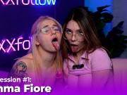 Emma Fiore & Dani Ortiz te indican como masturbarte entre besos calientes y tetas grandes XXXFollow