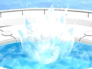 Sexually excited Teacher 4 feat. Giin Sensei 1 - Pervy teacher bangs breasty hentai teen on boat (1)