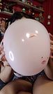 In love with this latex balloons 🐷🎈💖 #balloons #looner #blowing #bunnylooner