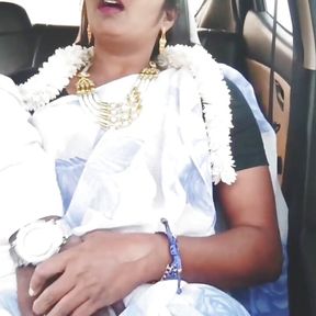 Indian Bhabi Car Sex. Beautiful Saree Housewife Try to Fucking with Stepson Car Drive.telugu Dirty Talks.