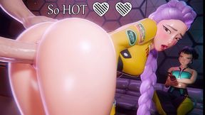 Rumi From Kpop Demon Hunters Gets Fucked Hard In Multiple