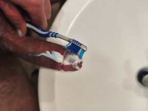 Wasching my Cock