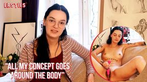 Ersties - Pinko Toys With a Pink Dildo For Solo Pleasure